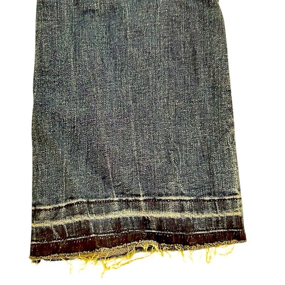 NWT DL1961 Lara intercept cropped flare mid tone distressed frayed hems size 26 - Picture 5 of 9